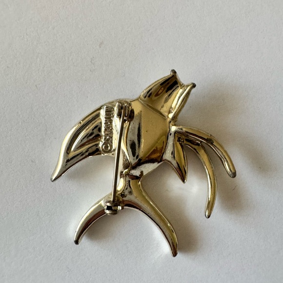 Vintage Sarah Coventry fish brooch in silver tone - Picture 11 of 12